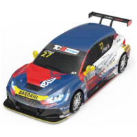 Pályaautó SCX Compact Cupra Leon Competition Bardahl 1:43 méretarányban az SCX Compact számára. Az autó LED-es lámpákkal van felszerelve.