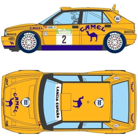 SCX Advance Lancia Delta Integrale Servia 88