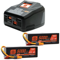 A Spektrum™ Smart Powerstage™ csomag egy egydobozos megoldás RC autókhoz, 4S LiPo akkumulátorokkal. A csomag tartalmaz egy Spektrum Smart S2100 töltőt SMART technológiával, IC3/IC5 csatlakozókkal ellátott kimenettel és 2db Spektrum Smart G2 LiPol 14,8V 5000mAh HC akkumulátorral.