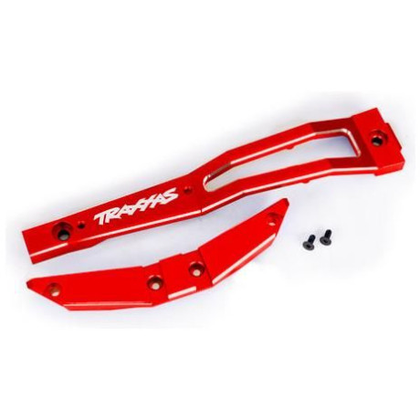 Traxxas přepážka šasi přední hliníková červená