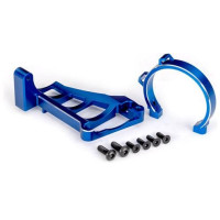 Tuningalkatrész Traxxas Maxx Slash RC autóhoz: motortartó tartós 6061-T6 alumíniumból készült, kék eloxált a tökéletes megjelenésért. Adja hozzá a TRA102630 (külön megvásárolható) elemet a verhetetlen kombinációhoz.