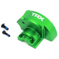 Tuning alkatrész Traxxas Maxx Slash RC autóhoz: váltófedél tartós 6061-T6 alumíniumból, zöldre eloxálva a tökéletes megjelenésért. Eredeti Traxxas tartozék, amely mindig tökéletesen illeszkedik és maximális tartósságot biztosít.