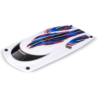 Traxxas fedélzet (bukóajtó) Spartan SR piros, ABS-ből készült. Gyári grafika. A szerelési tartozékok külön megvásárolhatók.