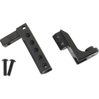 Pótalkatrész Traxxas pótkocsihoz Spartan/DCB M41: vonóhorog (felső, alsó), 2x 3x12mm BCS csavar (fekete rozsdamentes acél).