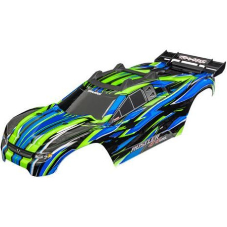 Traxxas karosérie Rustler 4X4 VXL zelená (bezsponková)