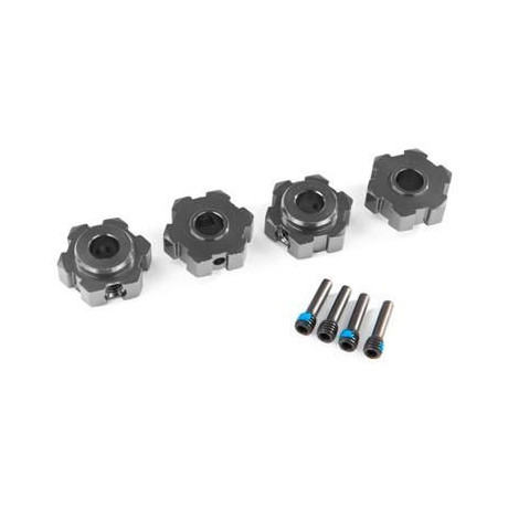 Traxxas náboj kola hliníkový šedý (4)