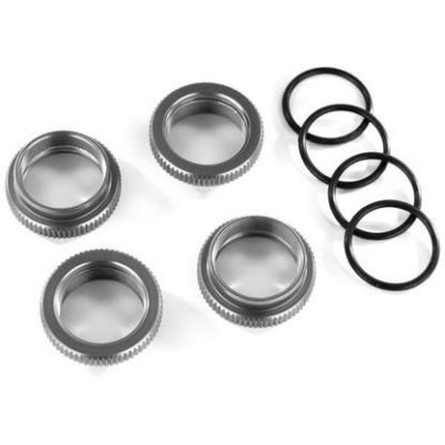 Traxxas stavěcí matice tlumiče GT-Maxx hliníková šedá (4)