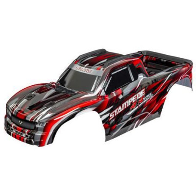 Traxxas karosérie Stampede 4X4 VXL červená (bezsponková)