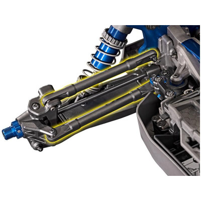 Traxxas Sledge 1:8 RTR modrý s belted pneu