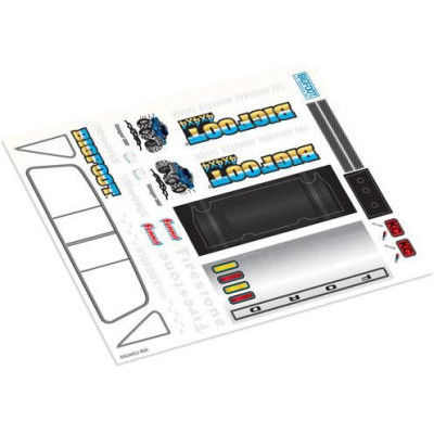 Traxxas samolepky TRX-4MT Bigfoot