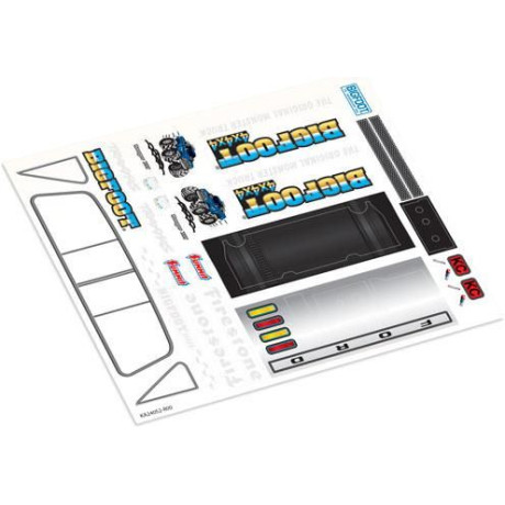 Traxxas samolepky TRX-4MT Bigfoot