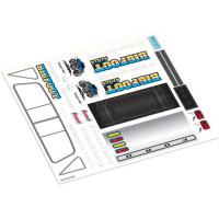 Pótalkatrész a TRX-4MT (#9844X) Bigfoot átalakító készlethez: matricák.