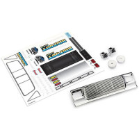 Átalakító készlet a Traxxas TRX-4MT Ford F-150 RC autó eredeti BIGFOOT ® monster truck #1-re történő átalakításához. A készlet tartalmazza az első maszkot, a motormakettet és a matricákat. Ford F-150 karosszériához tervezték (#9812).