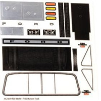 Pótalkatrész RC modell autóhoz Traxxas TRX-4MT Ford F-150 1979: matricák.