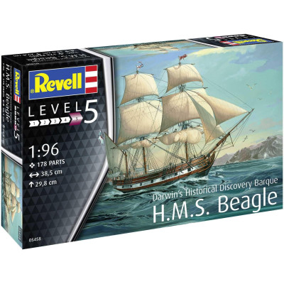 Plastic ModelKit loď 05458 - H.M.S. Beagle (1:96)