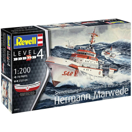 Plastic ModelKit loď 05812 - DGzRS Hermann Marwede (1:200)