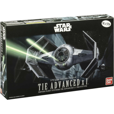 Plastic ModelKit BANDAI SW 01214 - TIE Advanced (1:72)