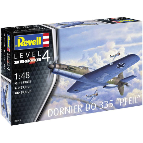 Plastic ModelKit letadlo 03795 - Do335 Pfeil (1:48)