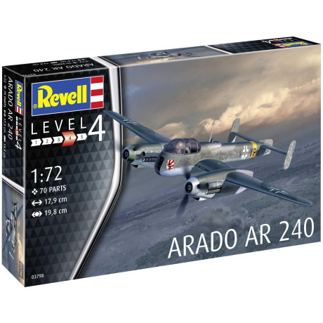 Plastic ModelKit letadlo 03798 - Arado AR-240 (1:72)