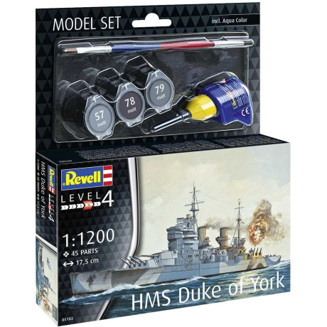 ModelSet loď 65182 - Battleship HMS Duke of York (1:1200)