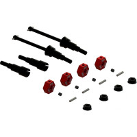 Pótalkatrész RC modellautóhoz Arrma Mojave Grom 1:18: fém tengely, hatszögletű tengely B (4 db).