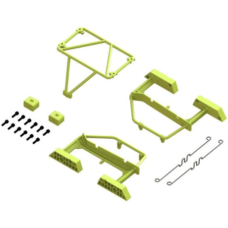 Arrma ochranná klec Desert Truck žlutá: Grom