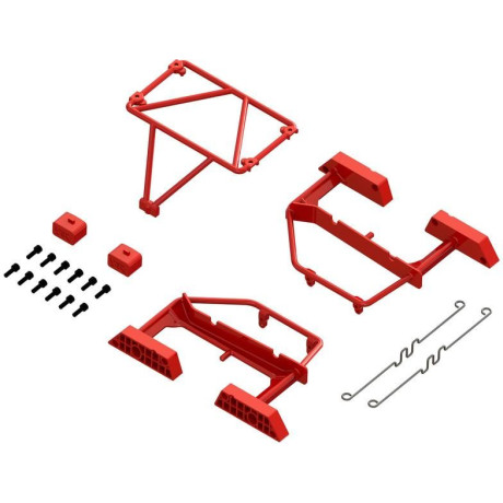 Arrma ochranná klec Desert Truck červená: Grom