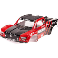 Pótalkatrész RC modell autóhoz Arrma Mojave Grom 1:18: karosszéria piros/fekete.