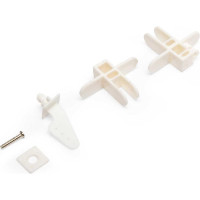 Pótalkatrész E-flite UMX Slow Ultra Stick 0.5m AS3X SAFE Select RC modell repülőgéphez: kormánytartó.