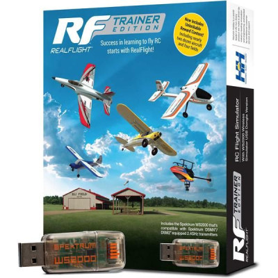 RealFlight Trainer Edition RC letecký simulátor, WS2000 bezdrátové USB rozhraní