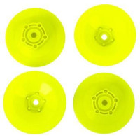 Traxxas kerékfedél sárga (4), tuning alkatrész a Traxxas Dirt Ovalhoz.