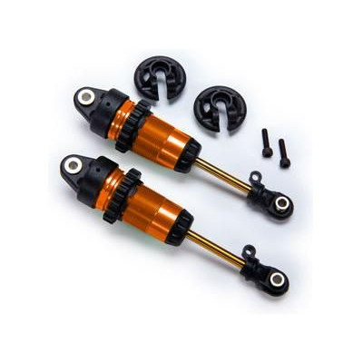 Traxxas tlumič GTR long oranžový PTFE TiN (2)