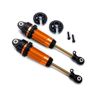 Traxxas tlumič GTR xx-long oranžový PTFE TiN (2)