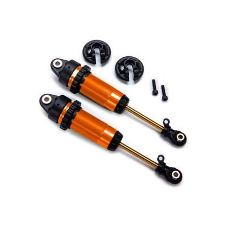 Traxxas tlumič GTR xx-long oranžový PTFE TiN (2)