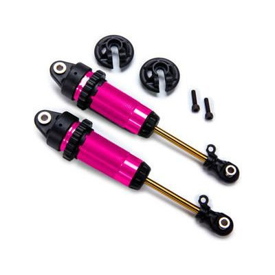 Traxxas tlumič GTR xx-long růžový PTFE TiN (2)