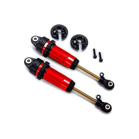 Traxxas tlumič GTR xx-long červený PTFE TiN (2)