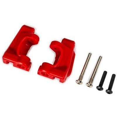 Traxxas závěs těhlice HD červený (pro NO9180, NO9181)