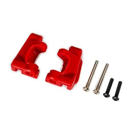 Traxxas závěs těhlice HD červený (pro NO9180, NO9181)