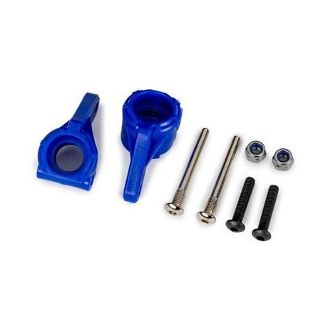 Traxxas těhlice přední HD modrá (pro NO9180, NO9181, NO9182)