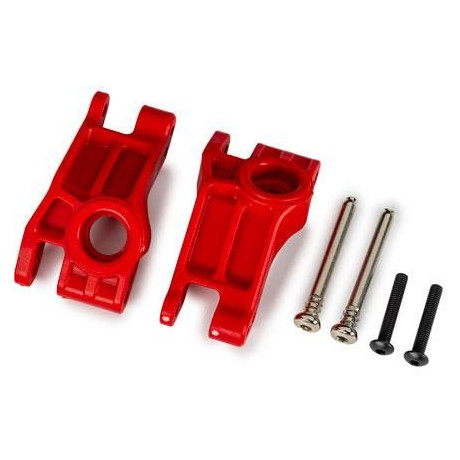 Traxxas těhlice zadní HD červená (pro NO9180, NO9181, NO9182)