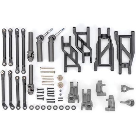 Traxxas konverzní sada podvozku HD šedá (pro Rustler a Stampede)