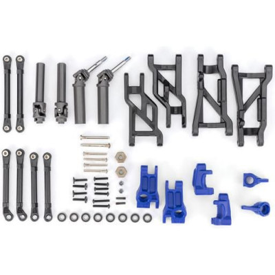 Traxxas konverzní sada podvozku HD modrá (pro Slash)