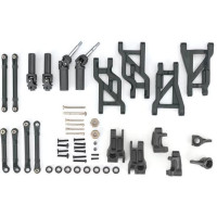 Extreme Heavy Duty felfüggesztés készlet - fekete, nagy teherbírású. Frissítse fel Bandit 2WD és Drag Slash 2WD modelljének szabadonálló részeit. A készlet egyes részei tartós anyagokból készültek.