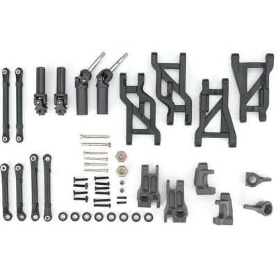 Traxxas konverzní sada podvozku HD šedá (pro Bandit a Drag Slash)