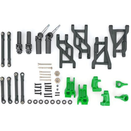 Traxxas konverzní sada podvozku HD zelená (pro Bandit a Drag Slash)