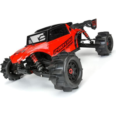 Pro-Line kolo 1:10, pneu 2.8" Sand Paw HP Belted, disk černý Raid 12/14mm (2)