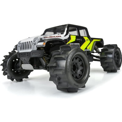 Pro-Line kolo 1:10, pneu 2.8" Sand Paw HP Belted, disk černý Raid 12/14mm (2)