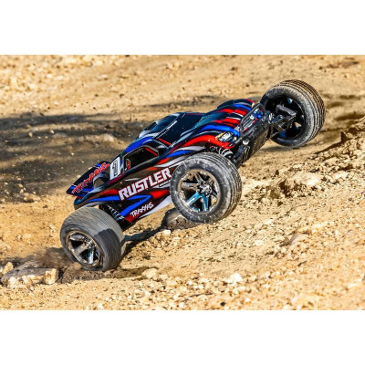 Traxxas Rustler 1:10 BL-2s RTR červený