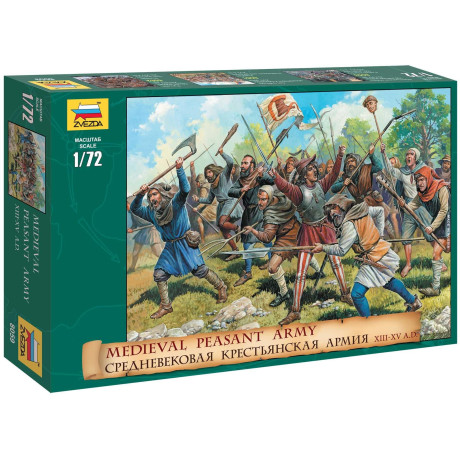 Wargames (AoB) figurky 8059  Medieval Peasant Army (1:72)