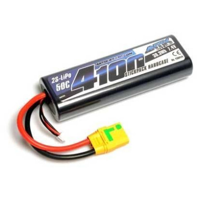 ANTIX by LRP 4100mAh - 7.4V - 50C LiPo Car Stickpack Hardcase - XT90 konektor